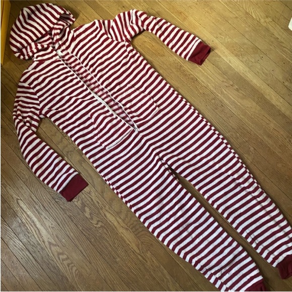 Forever 21 Striped Pajama Onesie Size M - Picture 2 of 9